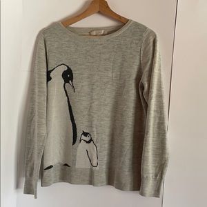 LOFT animal sweater - size L
